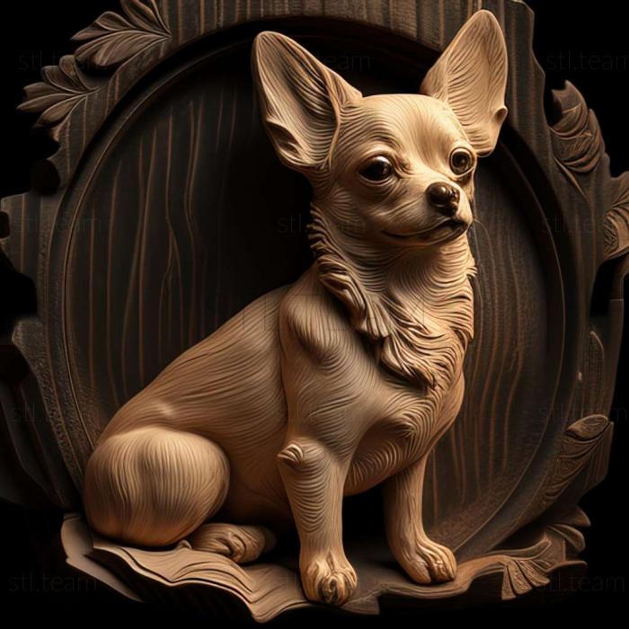 3D модель Маленькая бельгийская собака (STL)